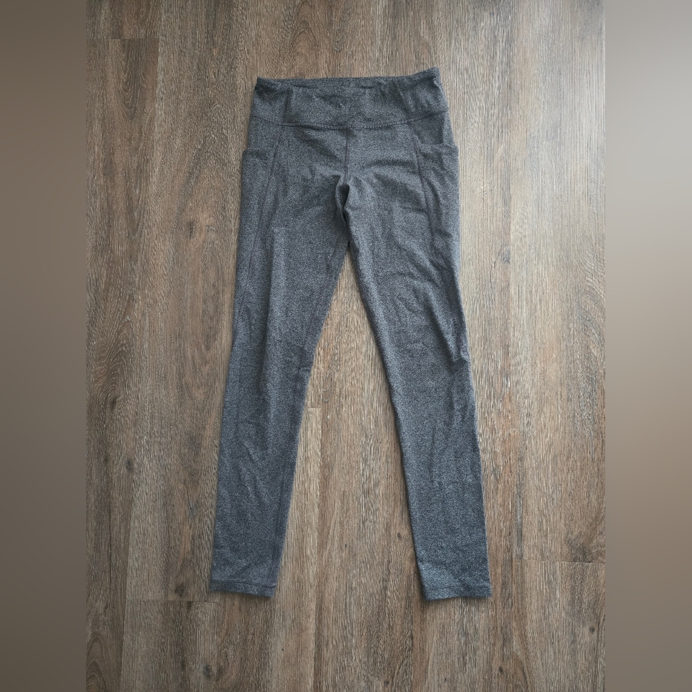 VGUC Girls Athleta Girls High Rise Gray Leggings Size XL